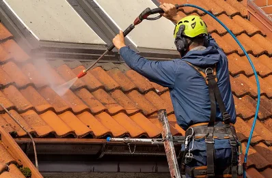 Démoussage et hydrofuge de toiture à Campuzan